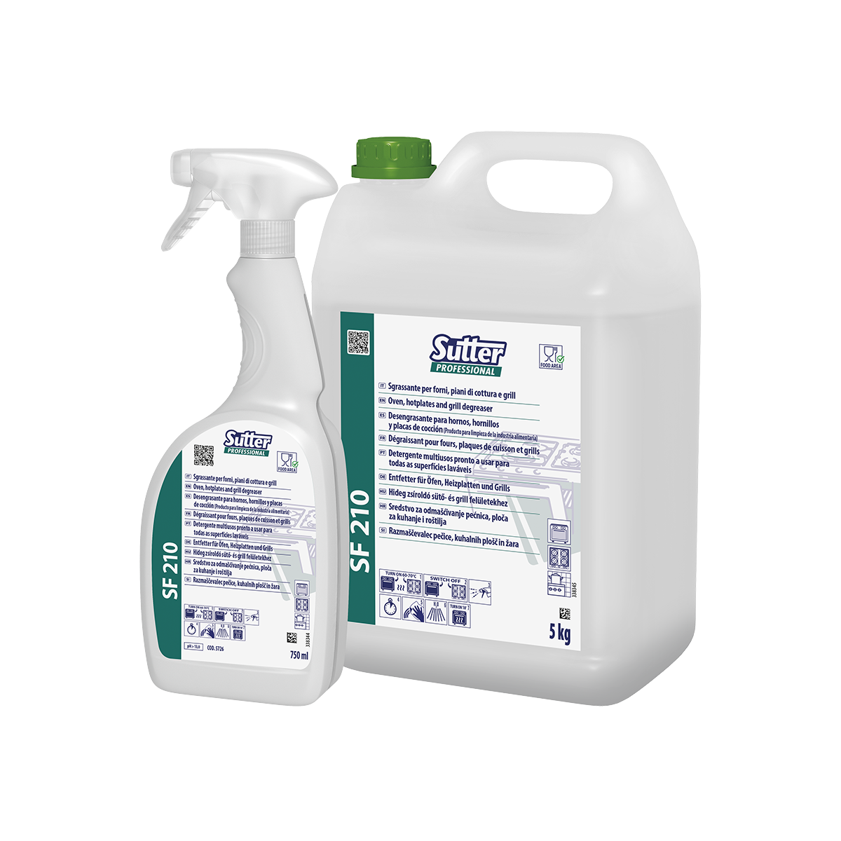 PACK SUTTER PROFESIONAL LIMPIEZA INOXIDABLE ITALIANO